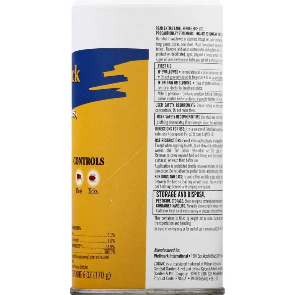 Zodiac Flea & Tick Powder for Dogs - Nail Gallerys