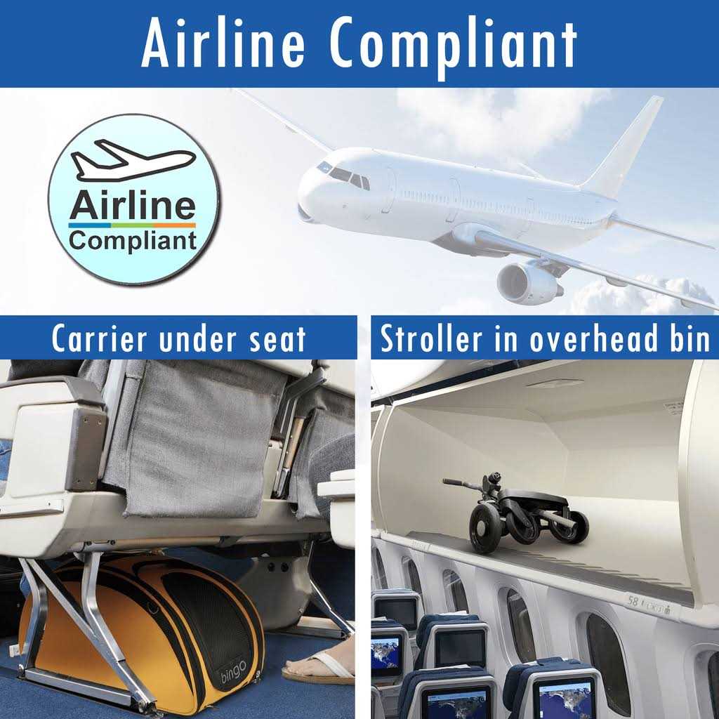 Pet Rover Airline approved Bag & Pet Stroller Combo - Nail Gallerys