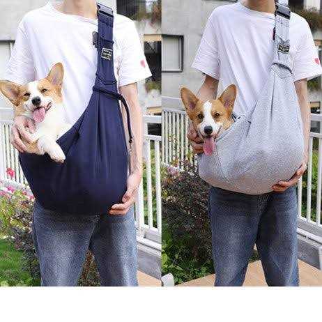 Cuby Dog and Cat Sling Carrier Hands Free Reversible Pet Papoose Bag Soft Pouch and Tote Design Suitable for Puppy - Nail Gallerys