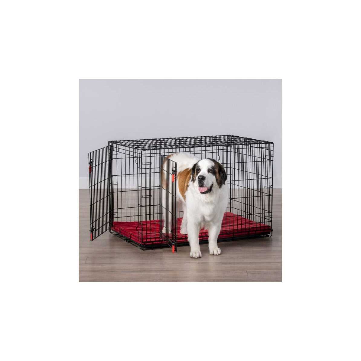 KONG Ultra-Strong Double Door Wire Dog Crate with Divider Panel - Nail Gallerys