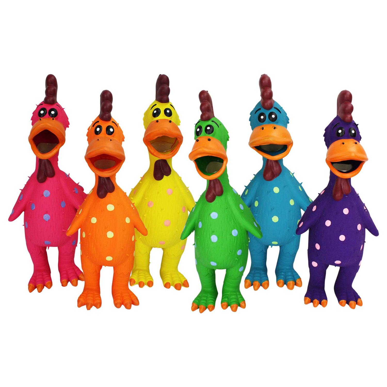 Multipet Globkens Chicken Dog Toy - Nail Gallerys