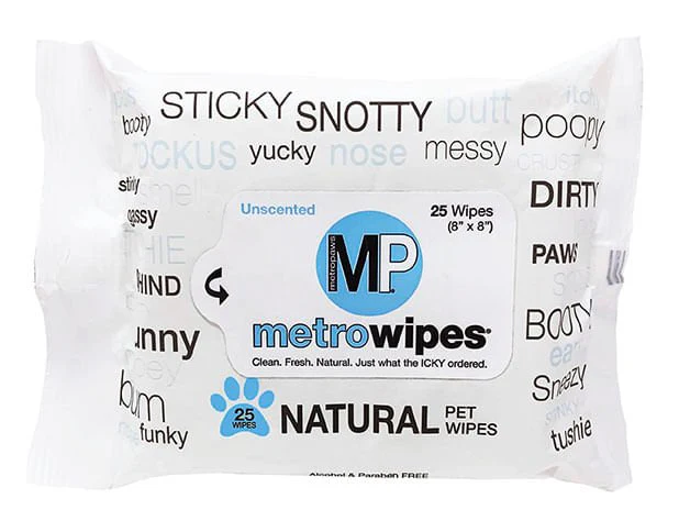 Metro Wipes Natural Unscented Pet Wipes - Nail Gallerys