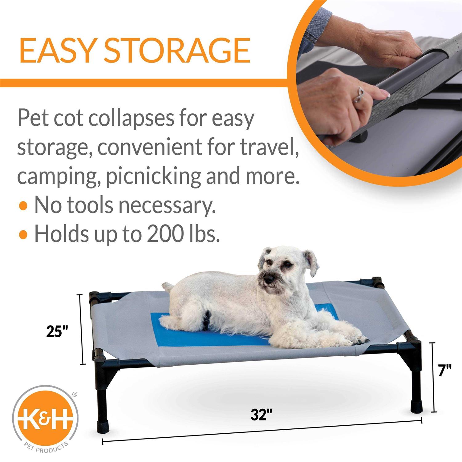 K H Pet Products Coolin’ Pet Cot - Nail Gallerys