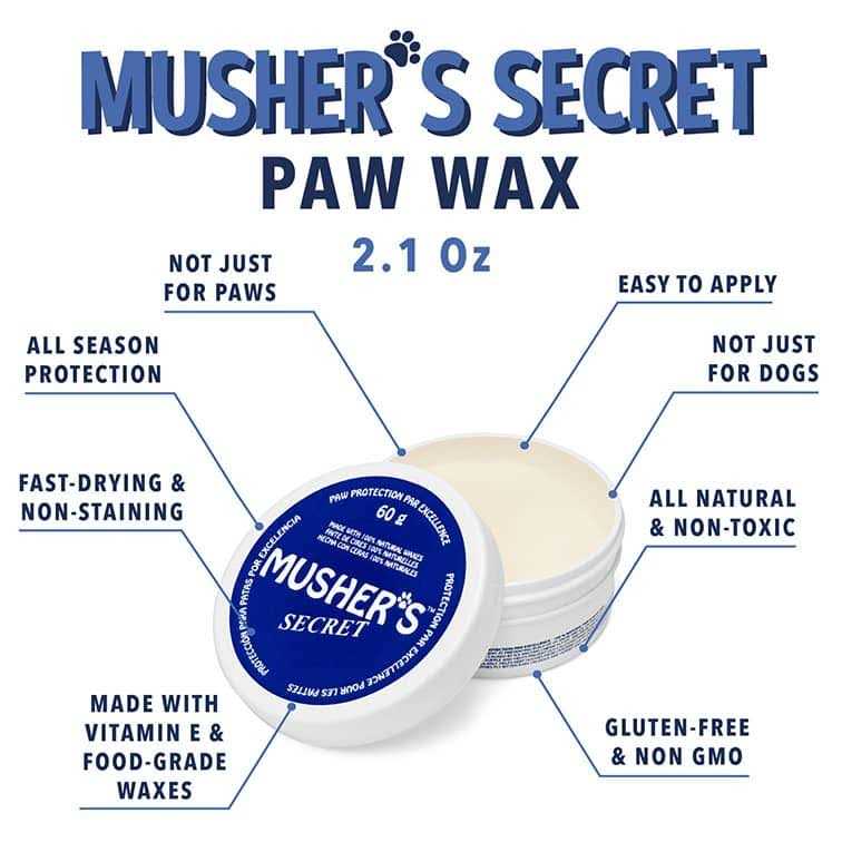 Musher’s Secret Pet Paw Protection Wax - Nail Gallerys
