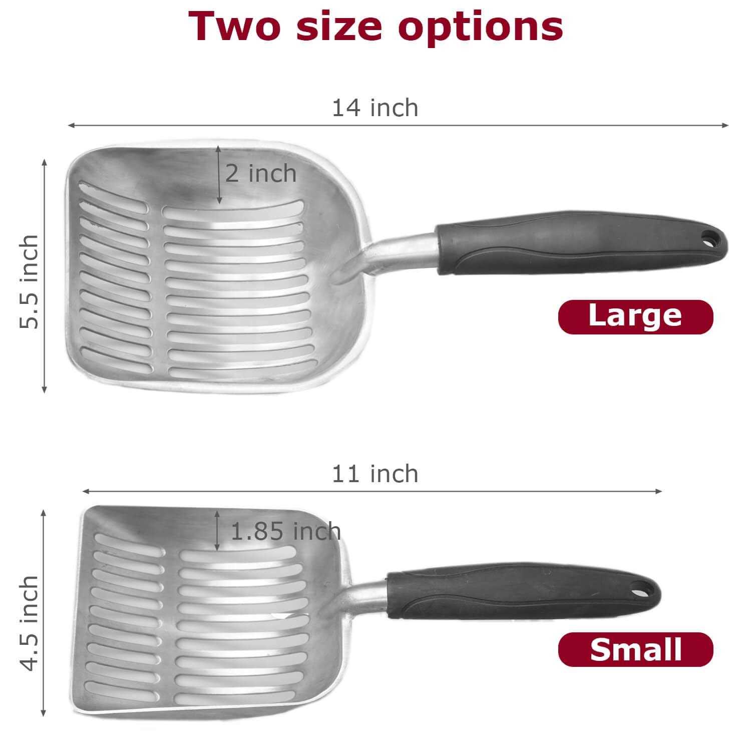 Frxat cat Litter Scoop, Aluminum cat Litter Scooper, Solid and Durable Oversized Metal Litter Scoops - Nail Gallerys