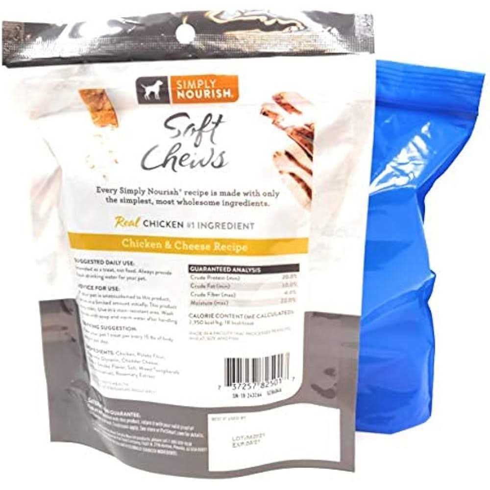Simply Nourish Soft Chews Dog Treat Sticks, 6oz and Tesadorz Resealable Bags - Nail Gallerys