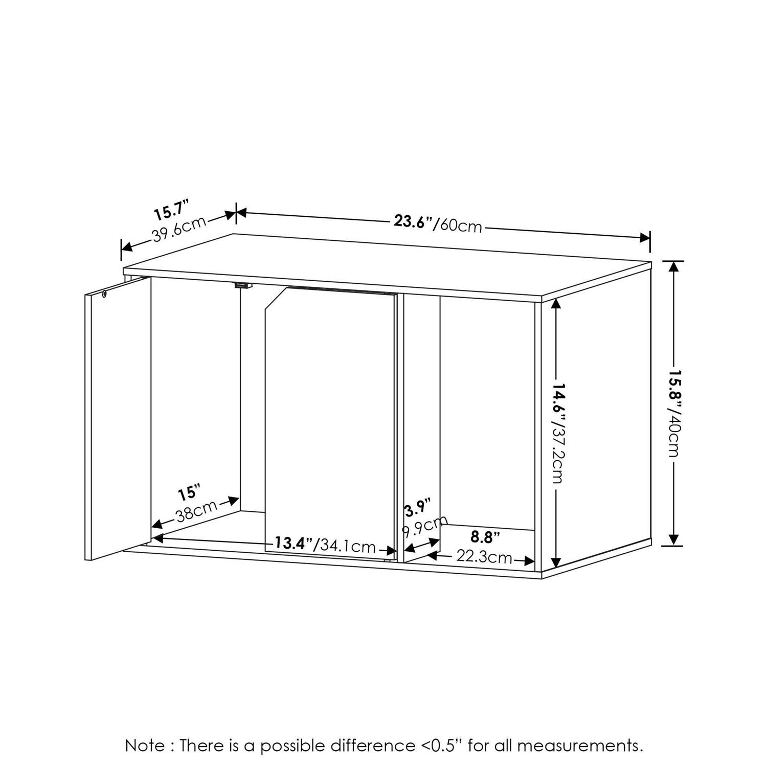 Furinno Peli Litter Box Enclosure - Nail Gallerys