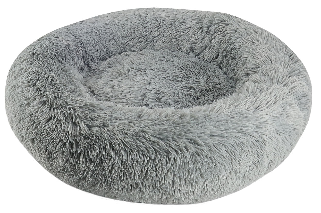 Arlee Shaggy Fur Donut Pet Bed, 22