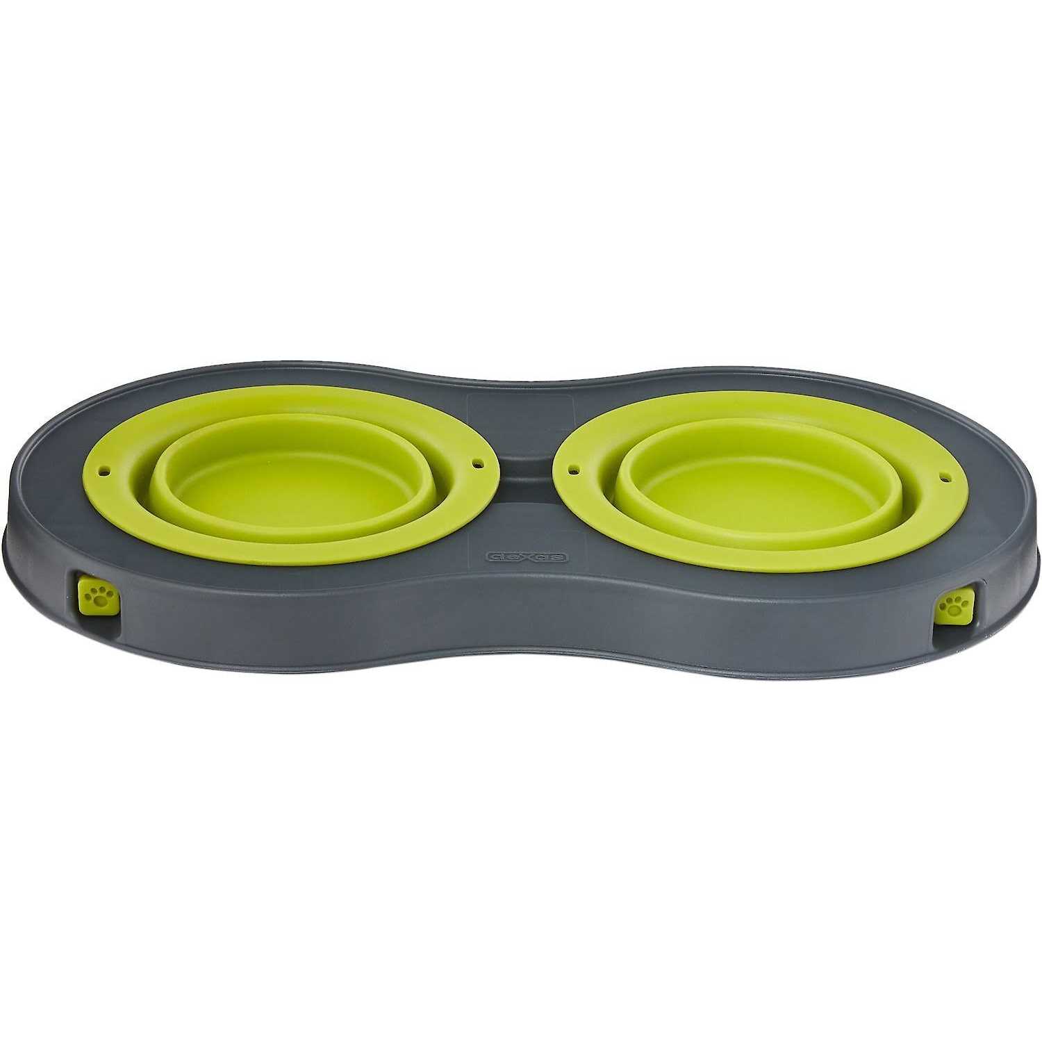 Dexas Popware Double Elevated Pet Feeder - Nail Gallerys