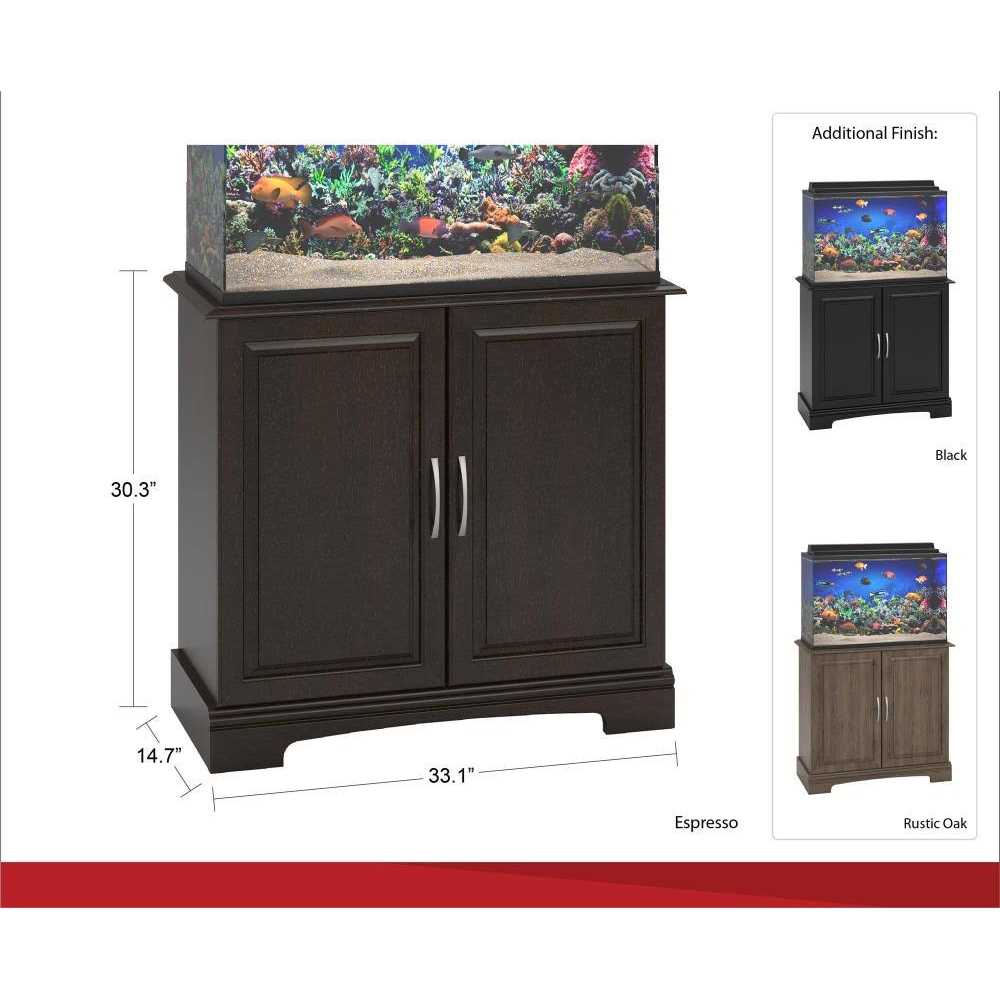 Ollie & Hutch Flipper Harbor 29-37 Gallon Aquarium Stand - Nail Gallerys