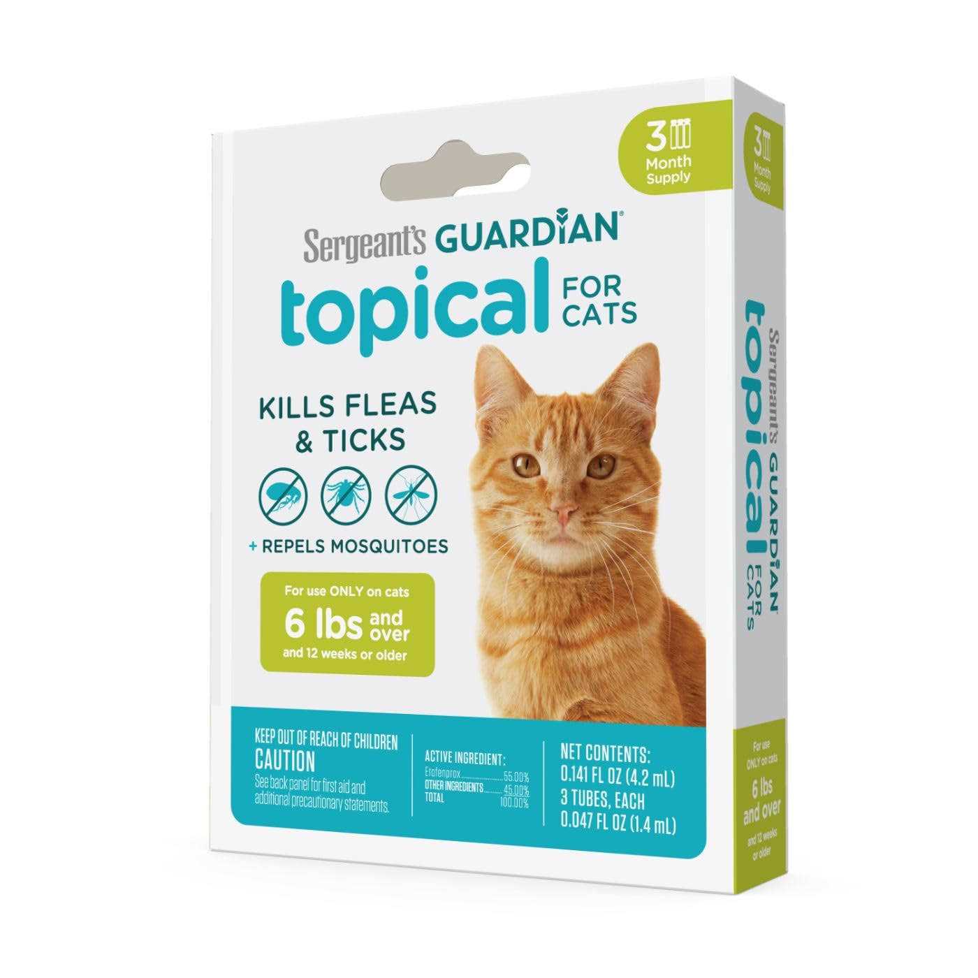 Sergeants Sergeant’s Guardian Flea and Tick Topical for Cats - Nail Gallerys