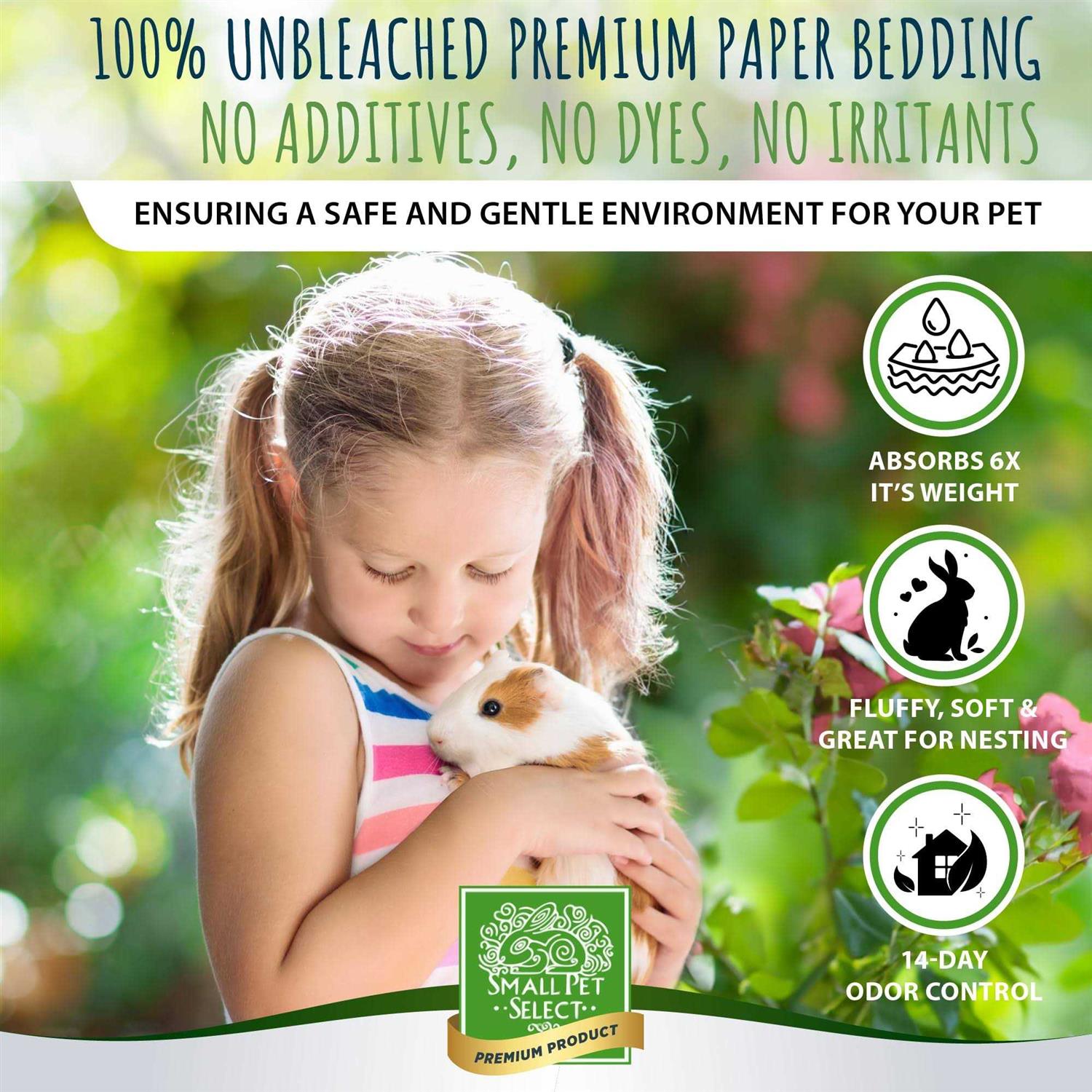Small Pet Select Natural Paper Bedding with Real Rose Petals - Nail Gallerys