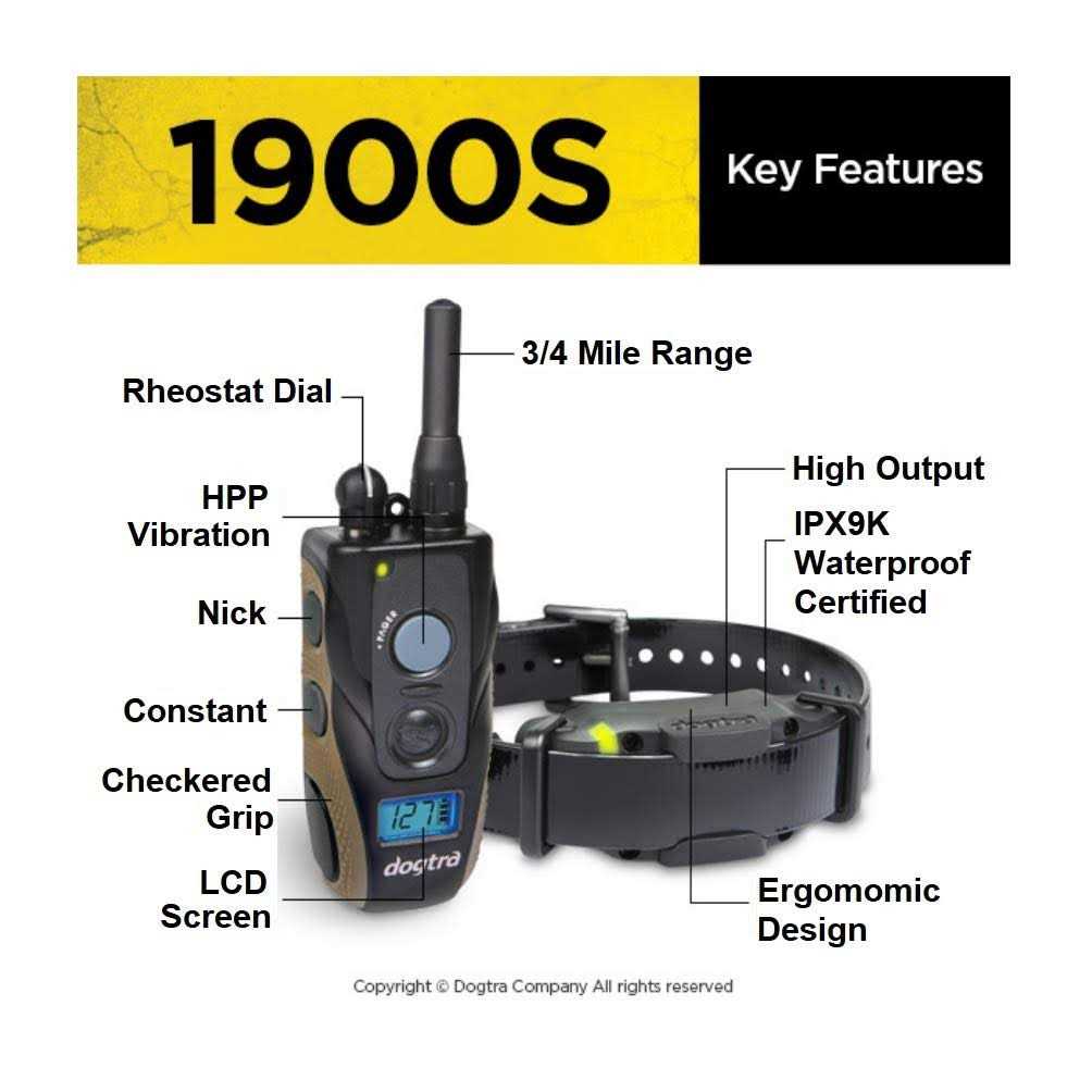 Dogtra 1900S Black Edition 1 Mile Remote Trainer - Nail Gallerys