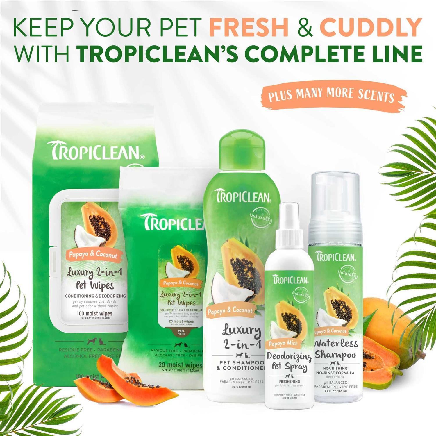 Tropiclean Papaya Mist Deodorizing Pet Spray - Nail Gallerys