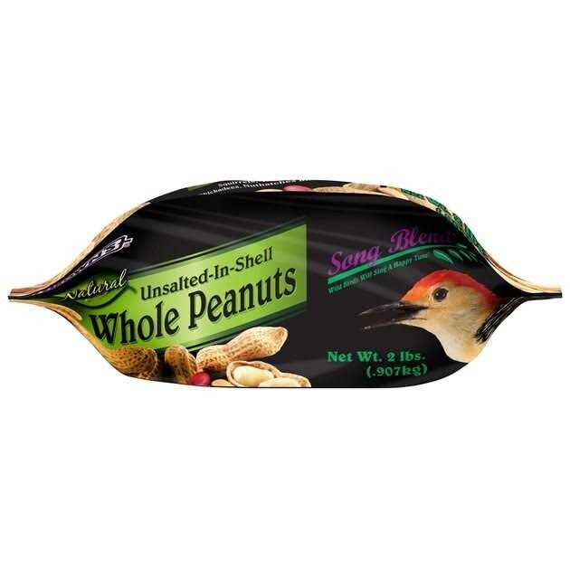 Song Blend Unsalted In-Shell Whole Peanuts Bird Food - Nail Gallerys