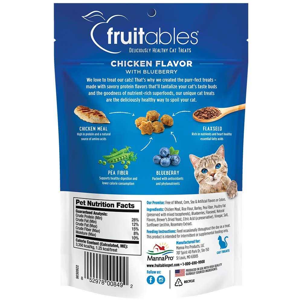 Fruitables Cat Treat 3 Flavor Variety Pack of 2.5oz Bags - Nail Gallerys