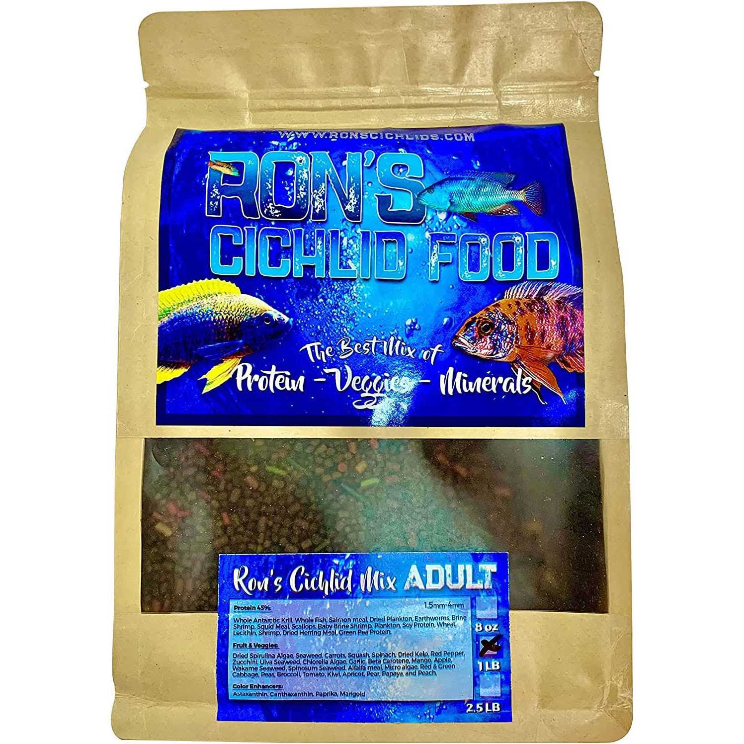 RONS CICHLIDS Rons cichlid Fish Food for African cichlids Tetras Other Tropical Fish - Nail Gallerys