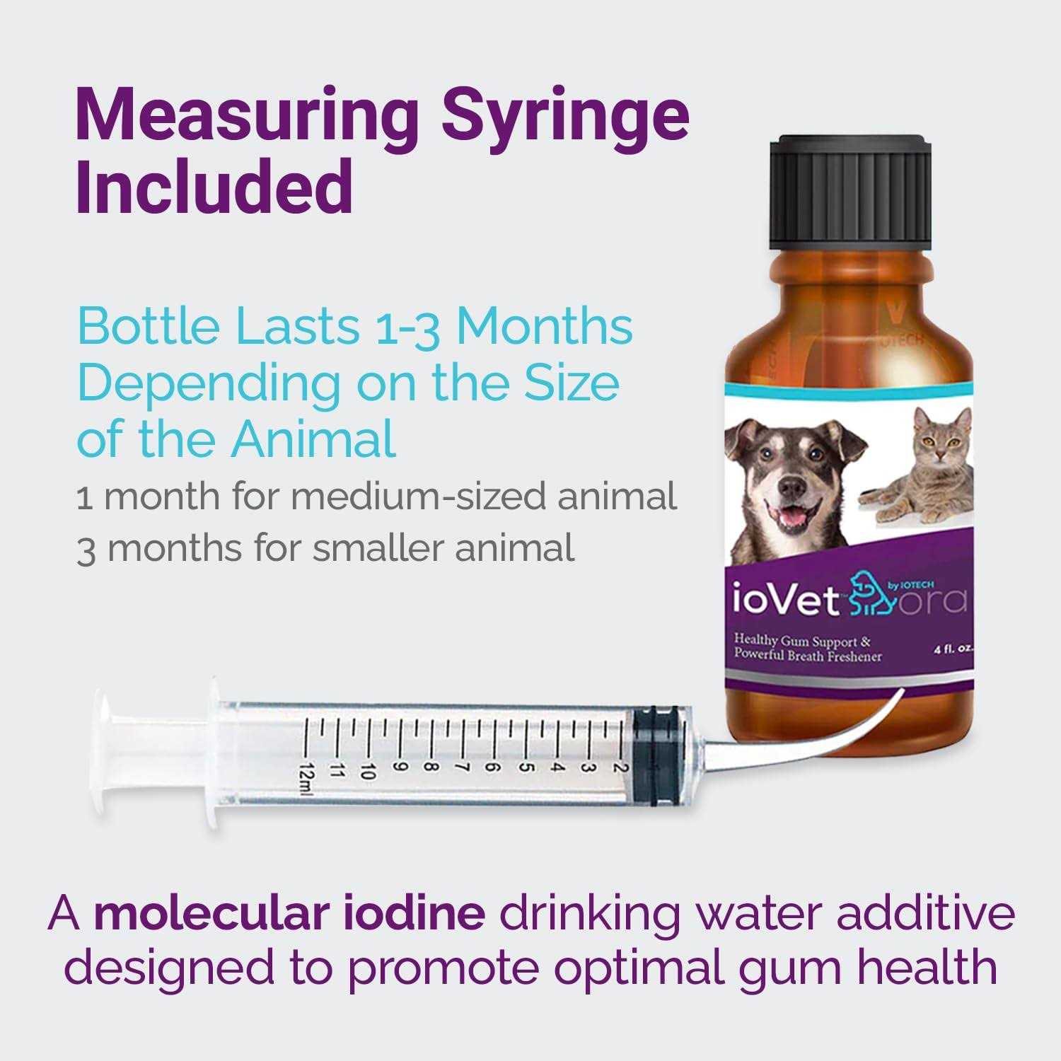 Iotech ioVet Oral Water Additive 4 oz Supply - Nail Gallerys