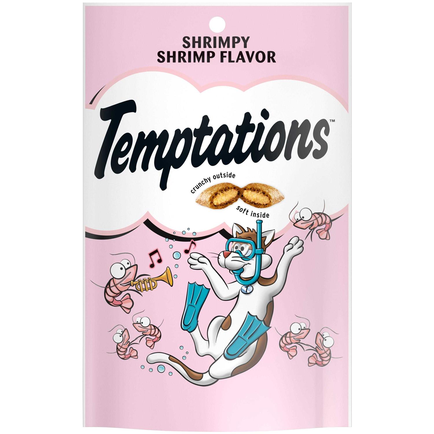 Temptations Cat Treats Shrimpy Shrimp Flavor - Nail Gallerys