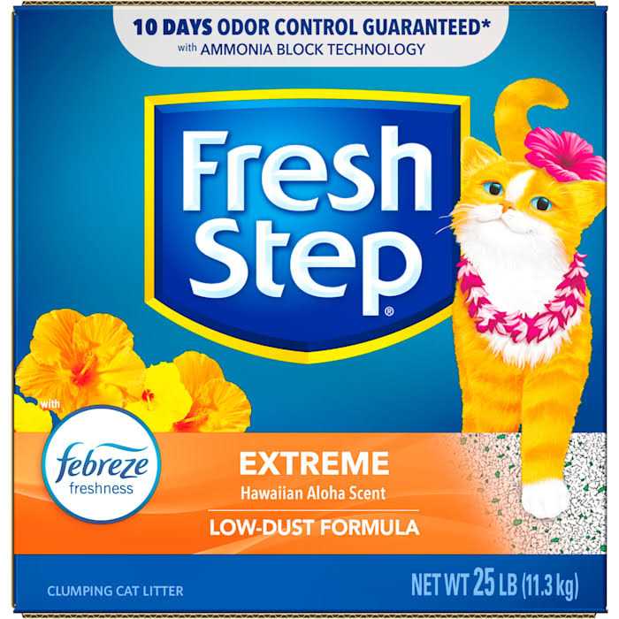 Fresh Step Hawaiian Aloha Extreme Scented Clumping Cat Litter with Febreze - Nail Gallerys