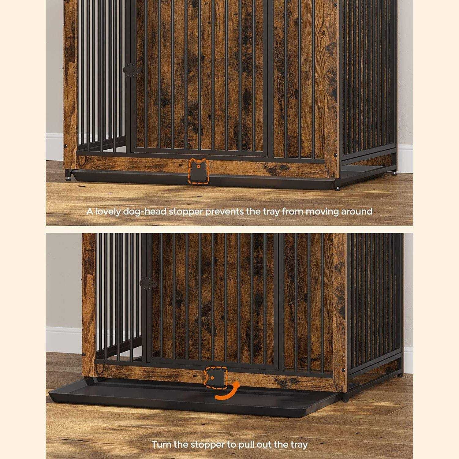 Feandrea Dog Crate Furniture Dog Kennel for Medium Dogs up to 70 lb - Nail Gallerys