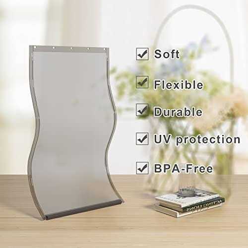 MIAOTONG Large Dog Door Replacement Flaps with Screws Compatible with PetSafe Freedom Doggie Doors PAC11-11039 - Nail Gallerys