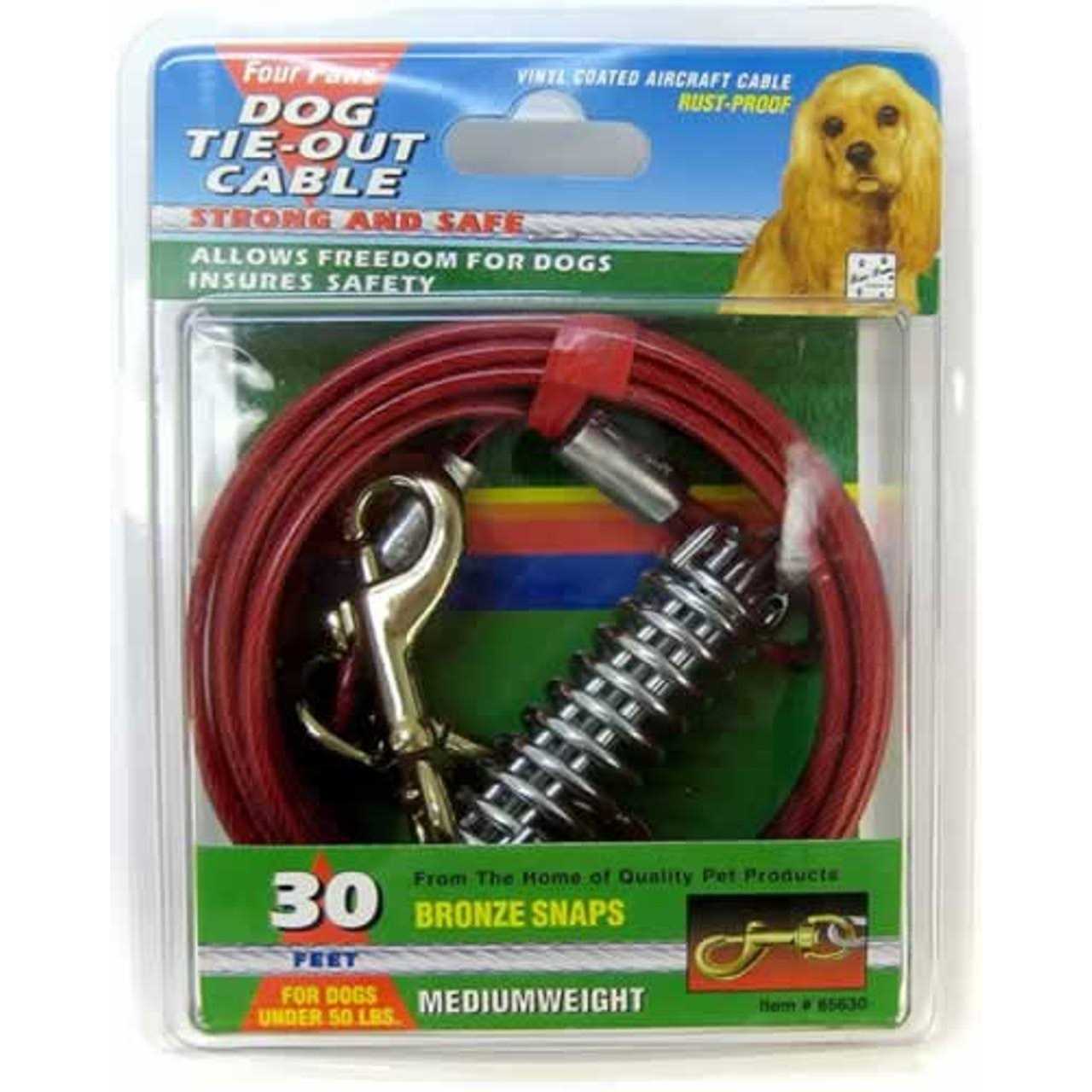 Four Paws Tie Out Cable - Nail Gallerys