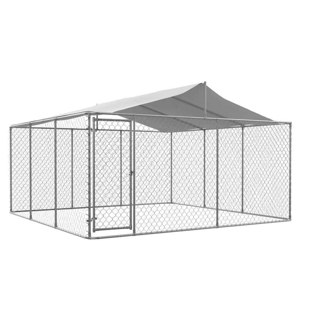 Lzbeitem 15 x 15ft Outside Dog Kennels for Large Dogs Playpen - Nail Gallerys
