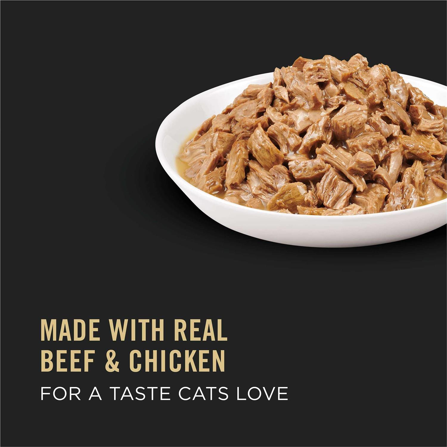 Purina Pro Plan Beef & Chicken Entree in Gravy Cat Food - Nail Gallerys