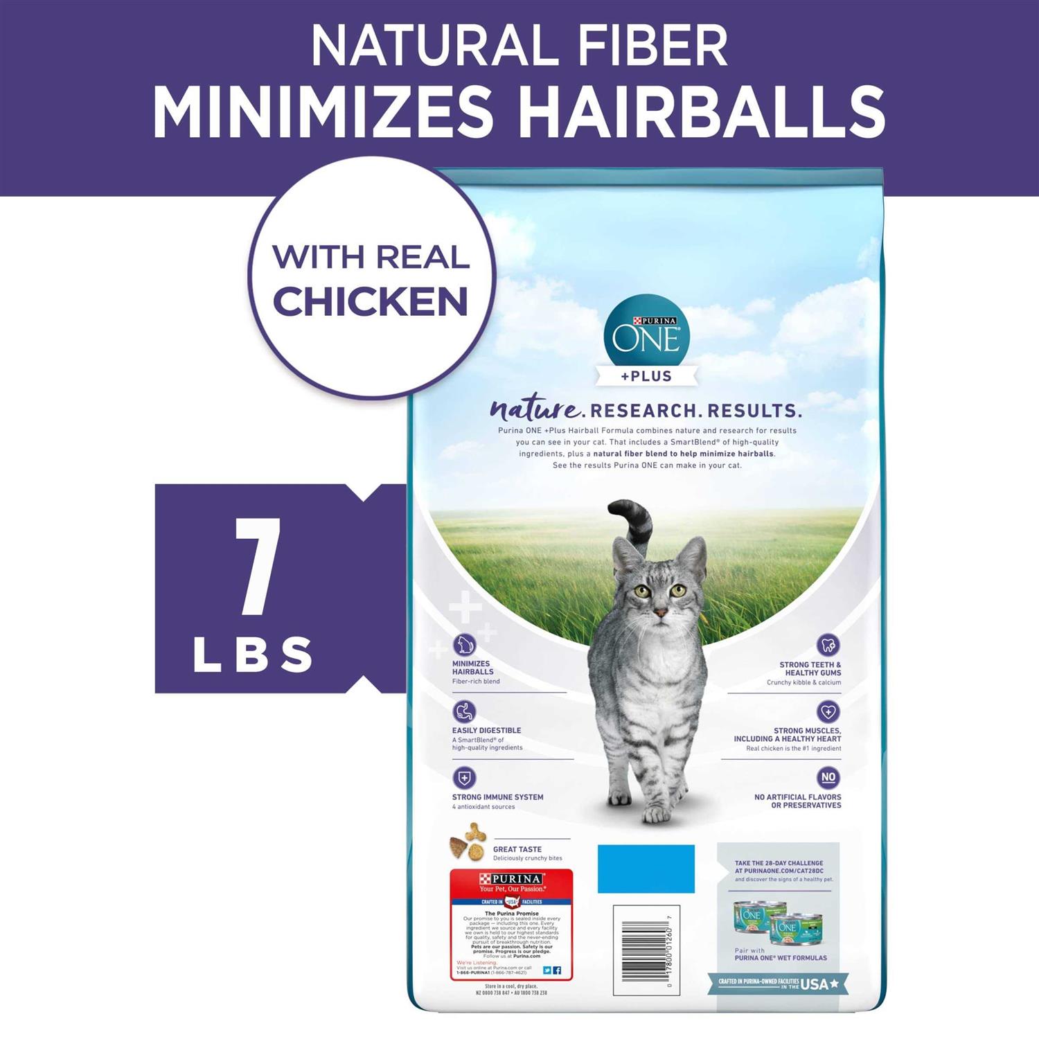 Purina ONE Hairball Formula Adult Dry Cat Food - Nail Gallerys