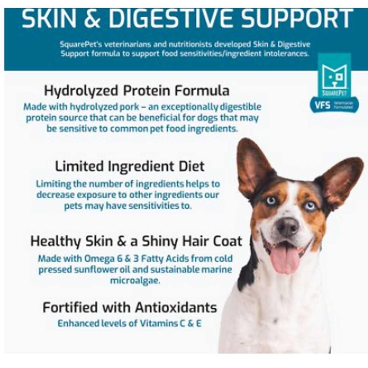 SquarePet VFS Skin & Digestive Support Dry Dog Food - Nail Gallerys