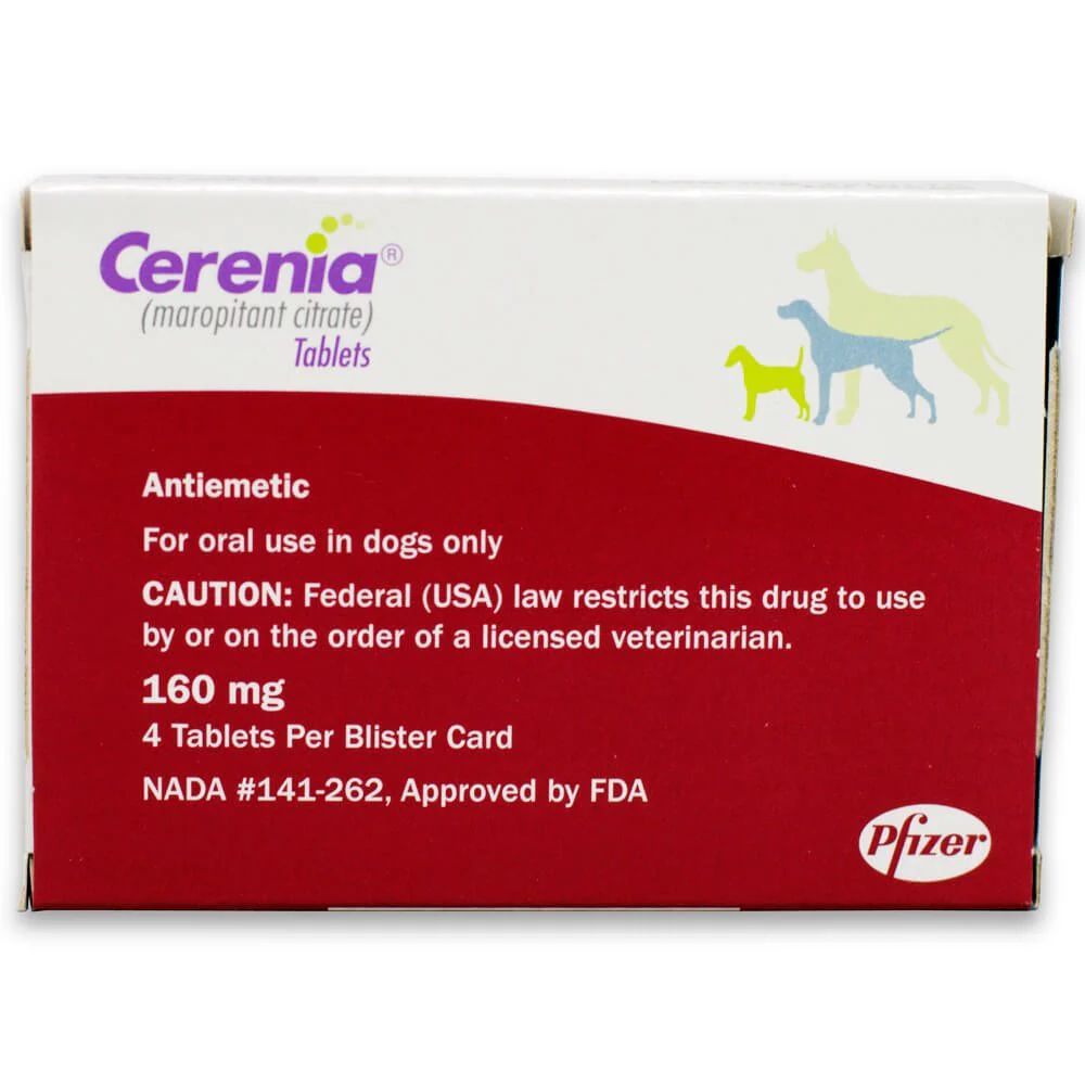 Rx Cerenia (maropitant citrate) Tablets for Dogs - Nail Gallerys