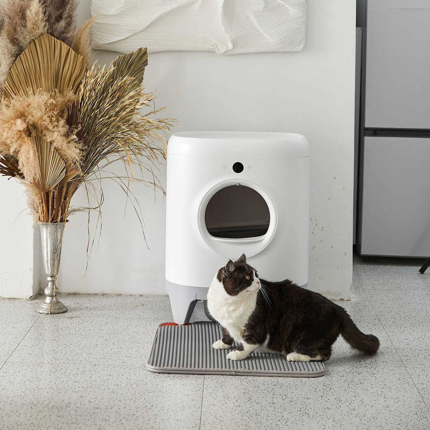 Petkit PuraX Self-Cleaning Wifi Enabled Automatic Cat Litter Box for Multiple Cats with Litter Mat - Nail Gallerys