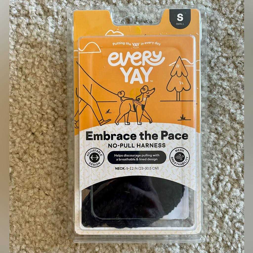 EveryYay Embrace The Pace Black No Pull Dog Harness - Nail Gallerys