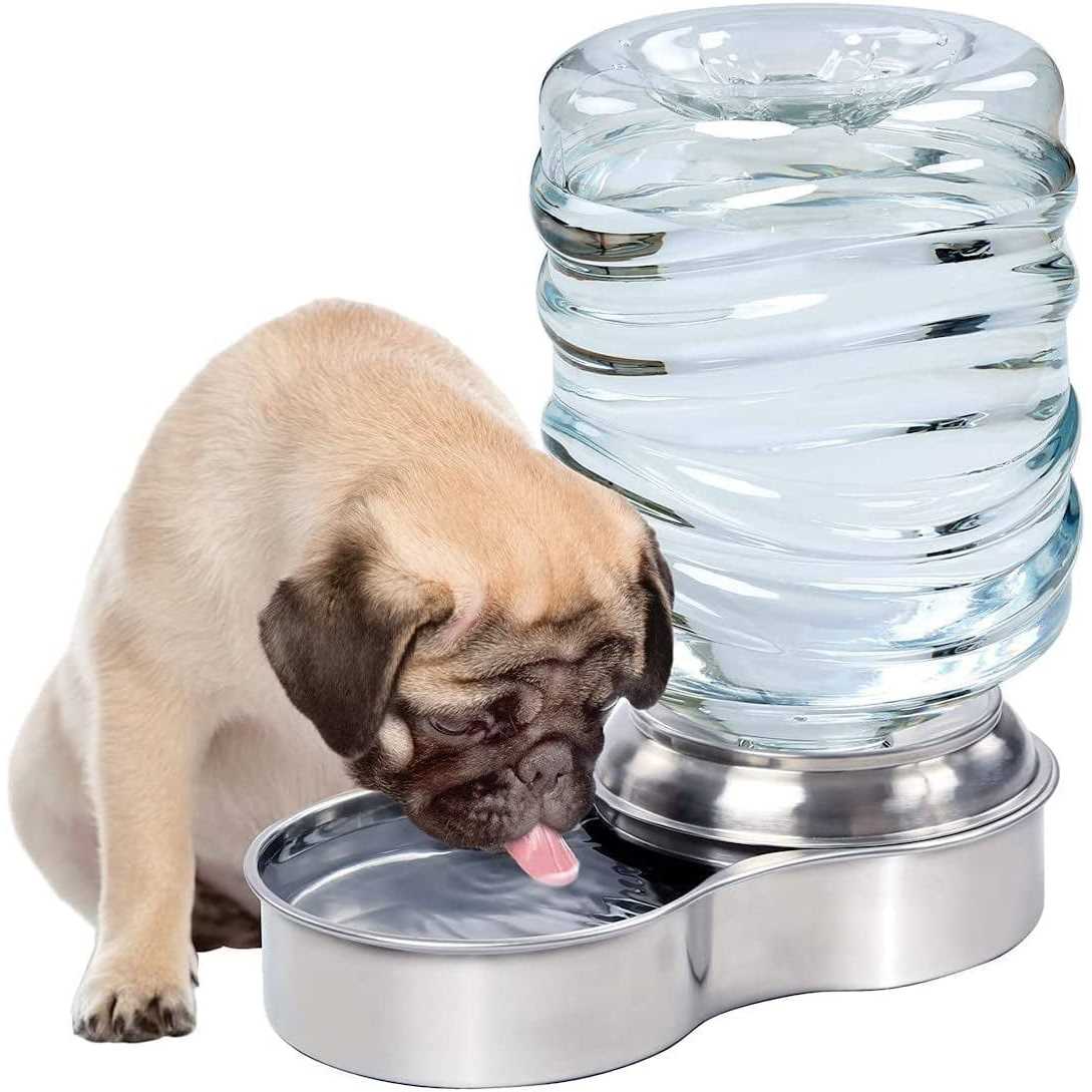 Etna Stainless Steel Pet Dog Cat Water Fountain Bowl - Nail Gallerys