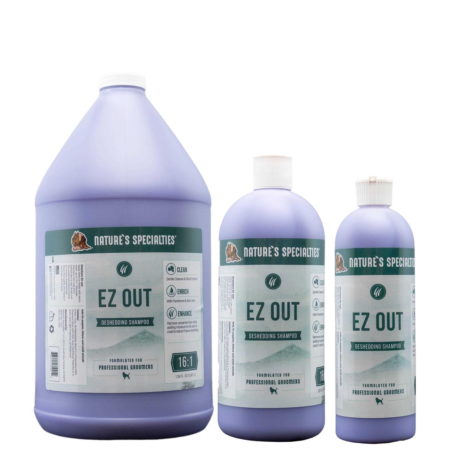 Nature’s Specialties EZ Out Deshedding Shampoo for Dogs Cats - Nail Gallerys