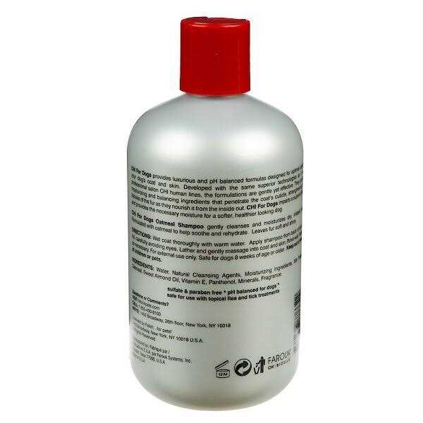 CHI For Dogs Oatmeal Shampoo For Dogs 16 oz Best Oatmeal Dog Shampoo For Dogs with Dry Skin Sulfate Paraben Free - Nail Gallerys