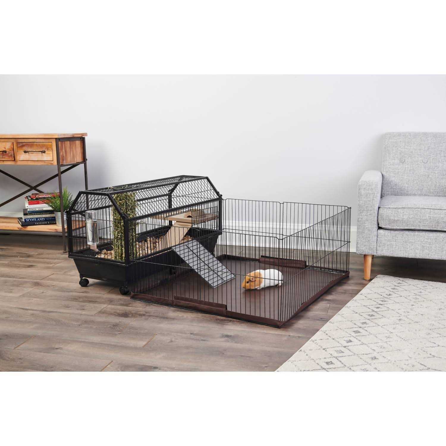 Oxbow Enriched Life Habitat with Play Yard - Nail Gallerys