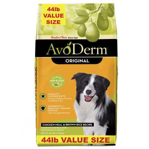 AvoDerm Natural Chicken Meal & Brown Rice Formula Adult Dry Dog Food - Nail Gallerys