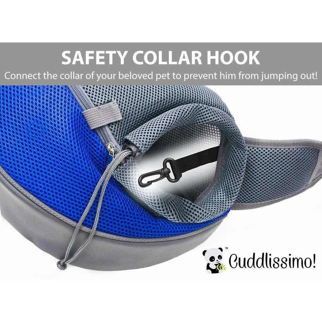Cuddlissimo! Pet Sling Carrier Small Dog Puppy Cat Carrying Bag Purse Pouch - Nail Gallerys