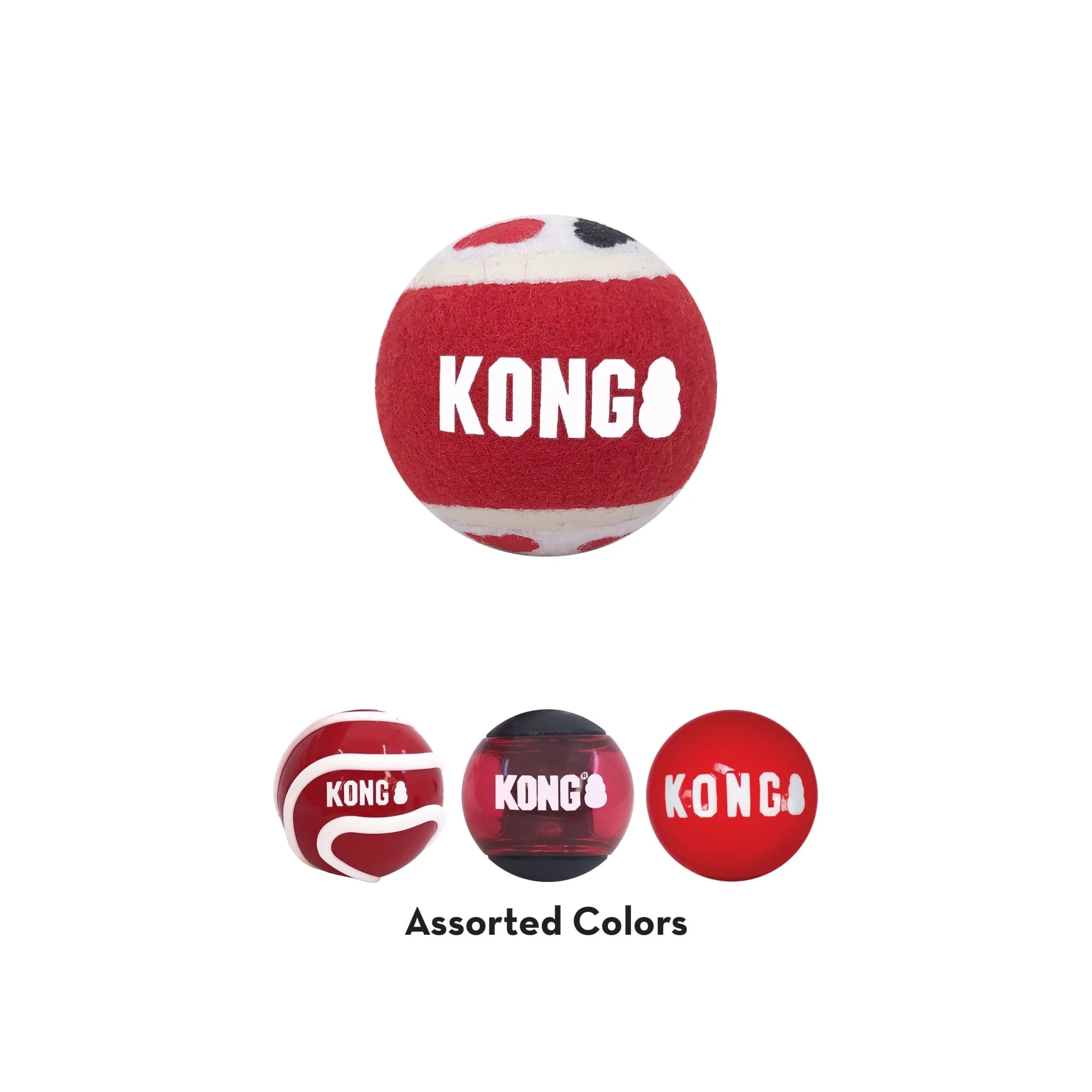 KONG Signature Fetch Balls for Dogs, 4 pk - Nail Gallerys
