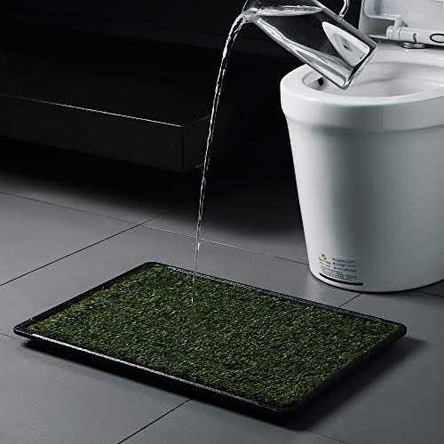 HQ4US 4LEGS HQ4us Dog Grass Pad with Tray Large Dog Litter Box Toilet 34”×23” - Nail Gallerys
