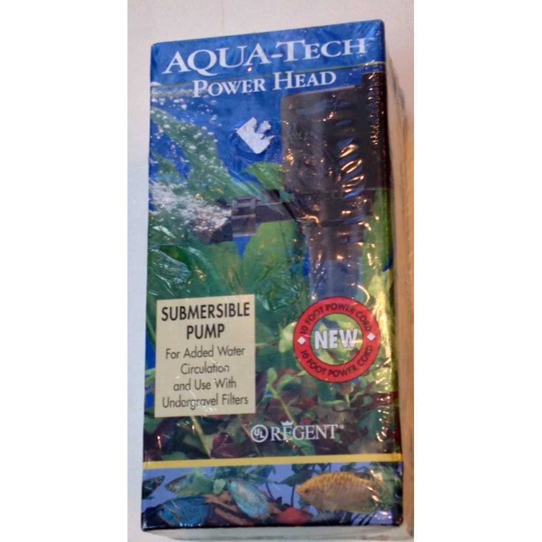 Aqua-Tech Power Head Submersible Black Pump for Aquariums - Nail Gallerys