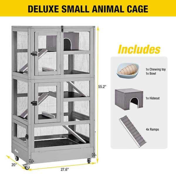 Aivituvin Wooden Ferret Cage AIR38-1 - Nail Gallerys