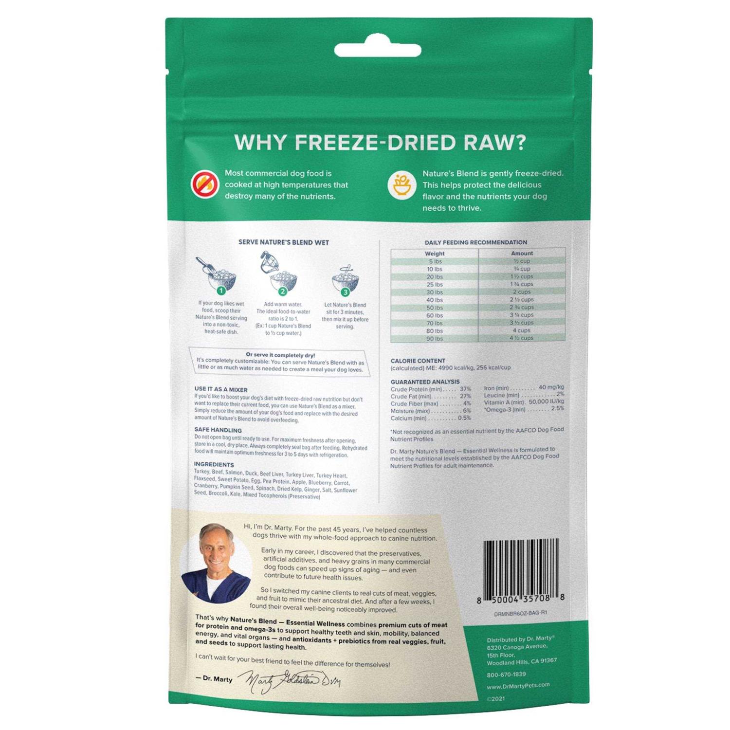 Dr. Marty Nature’s Blend Freeze Dried Raw Dog Food - Nail Gallerys