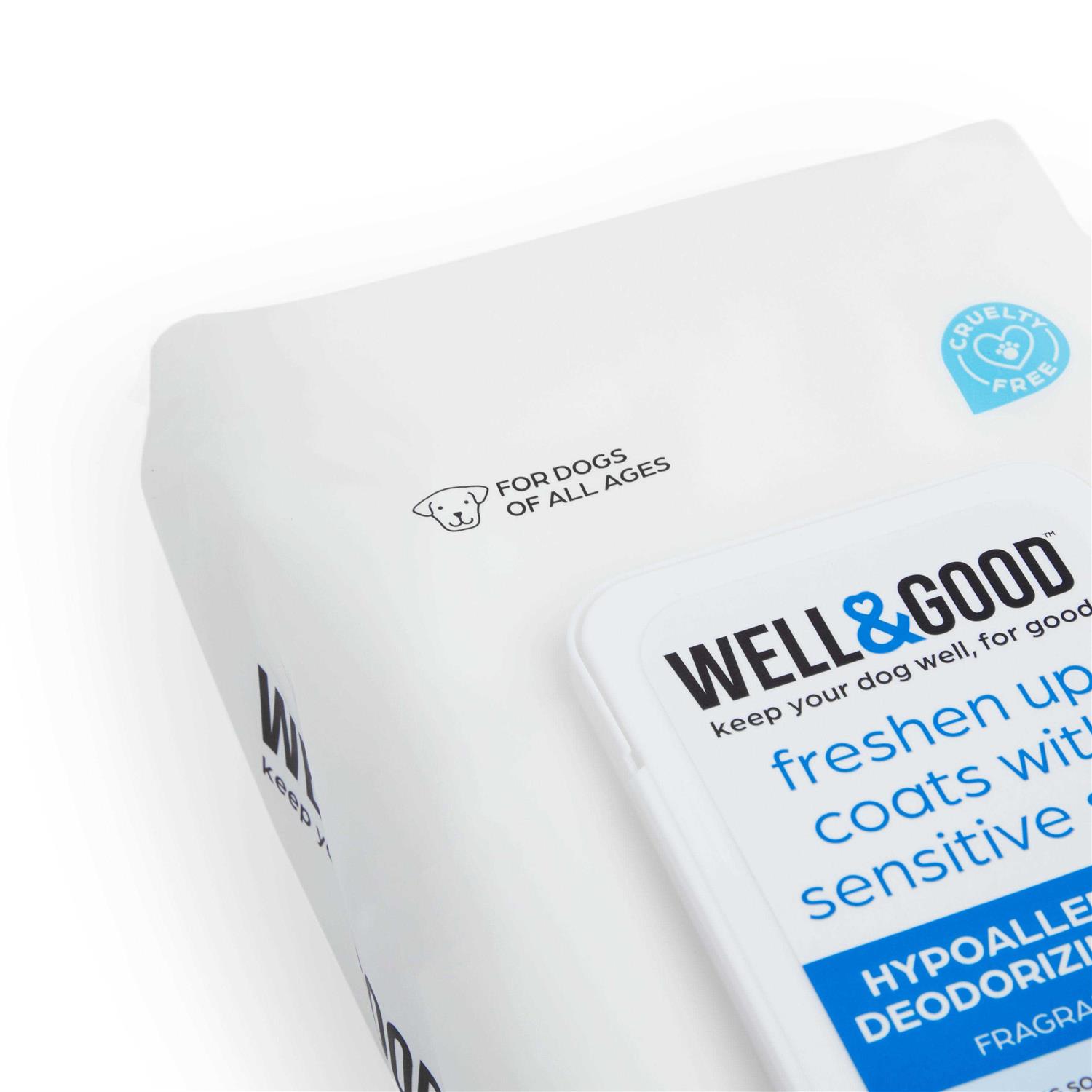 Well & Good Unscented Dog Wipes - Nail Gallerys