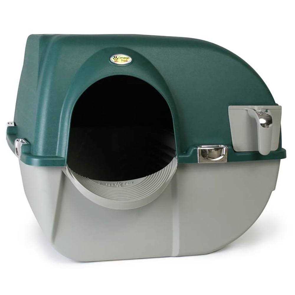 Omega Paw Easy Fill Roll n Clean Self Cleaning Cat Litter Box - Nail Gallerys