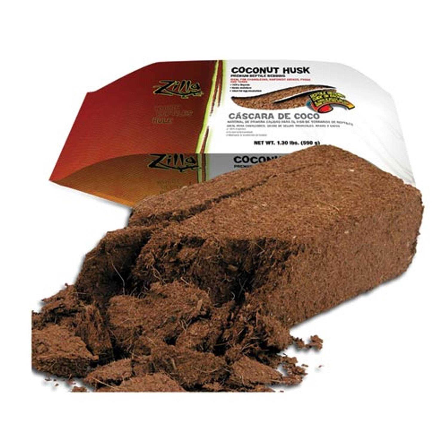 Zilla Coconut Husk Brick Reptile Bedding - Nail Gallerys