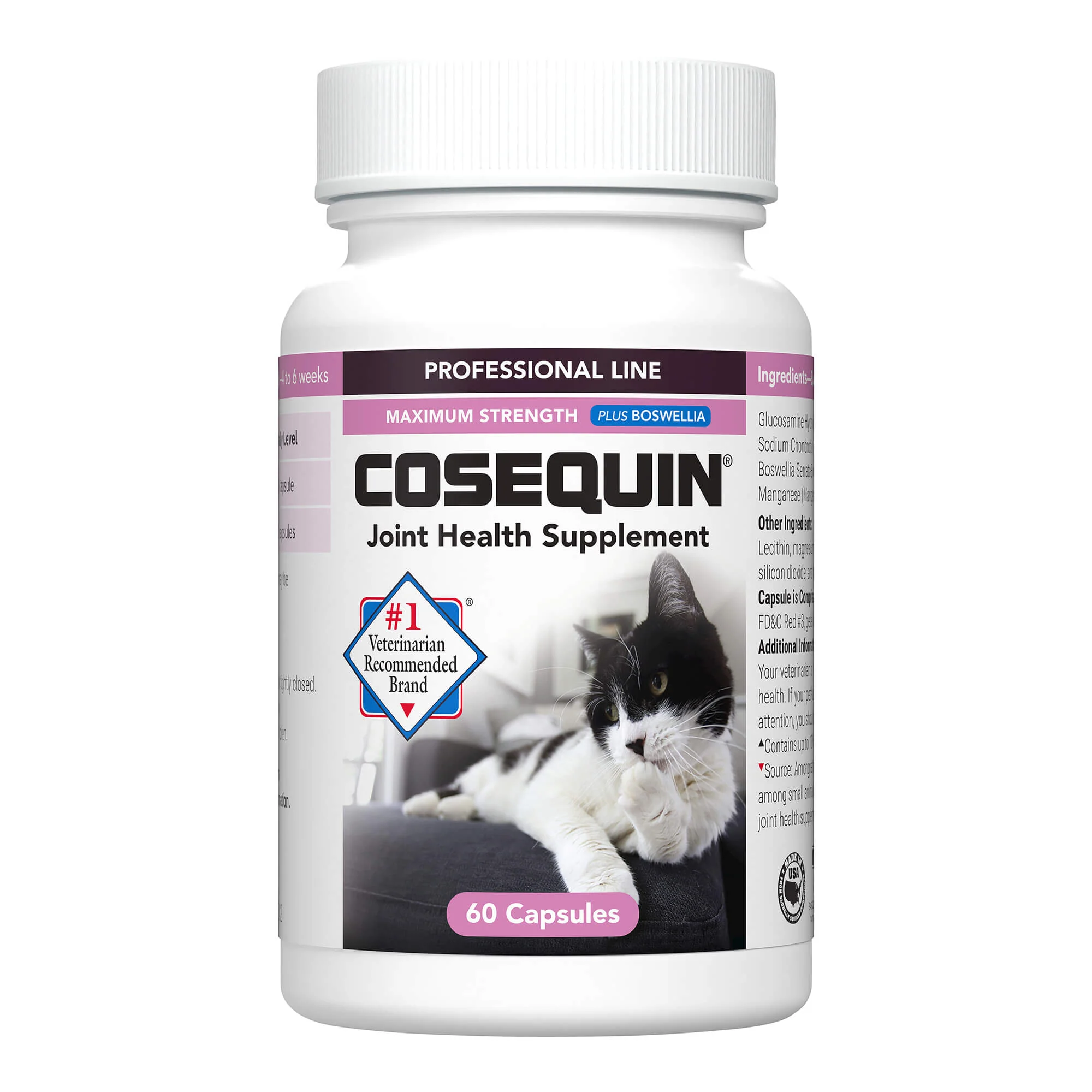 Nutramax Cosequin Professional for Cats, 60 Capsules - Nail Gallerys