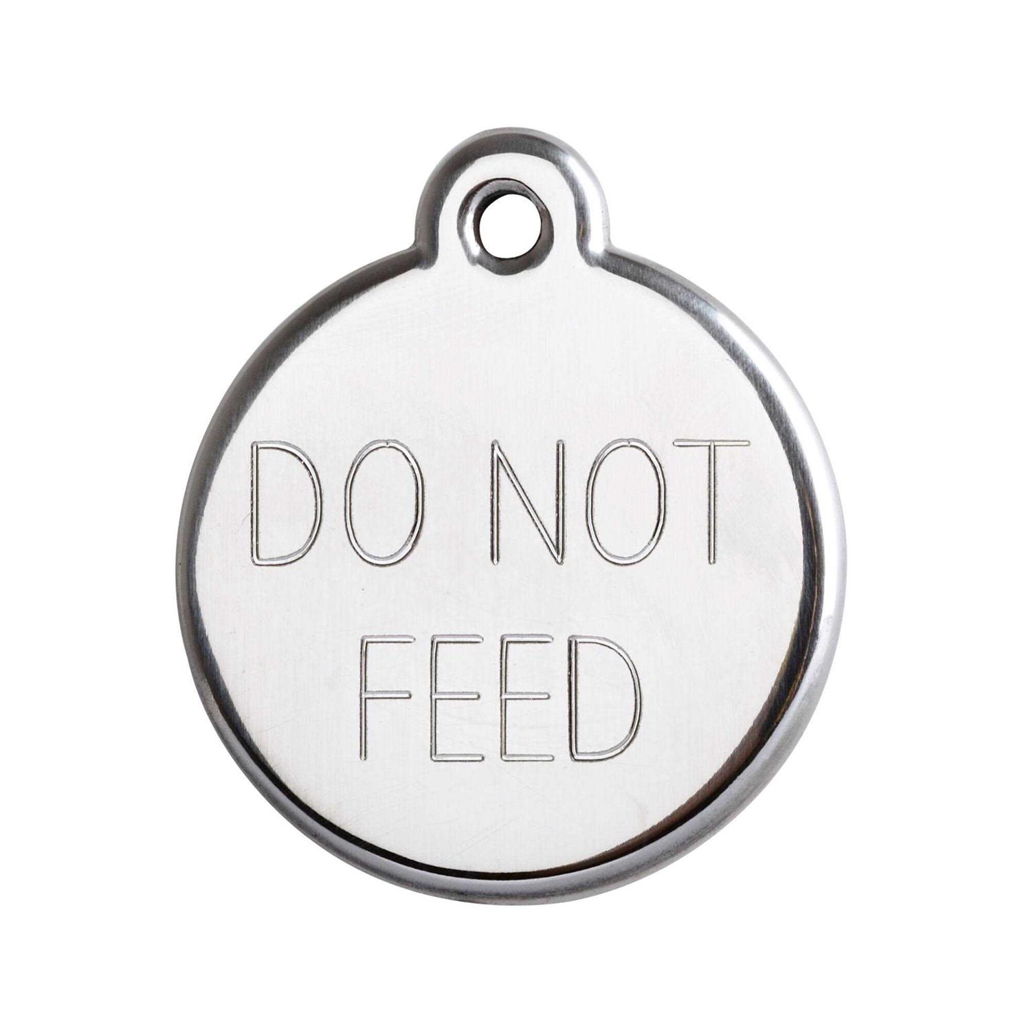 Red Dingo Glitter Stainless Steel Dog ID Tag — Paw Print - Nail Gallerys